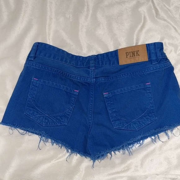 PINK Victoria's Secret Pants - Pink VS Blue Daisy Dukes Cut Off Shorts Size 4